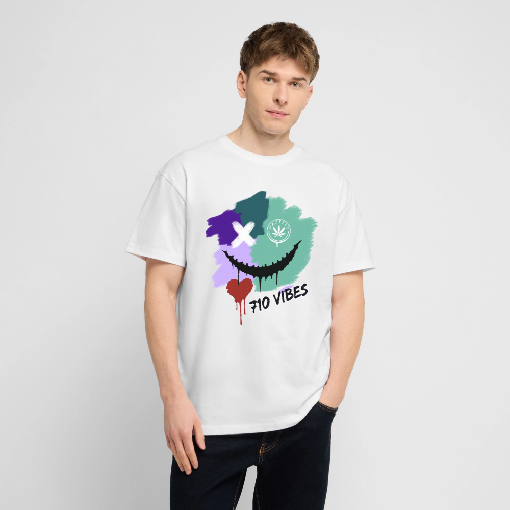 710 VIBES Oversized Unisex Bio T-Shirt - Weiß