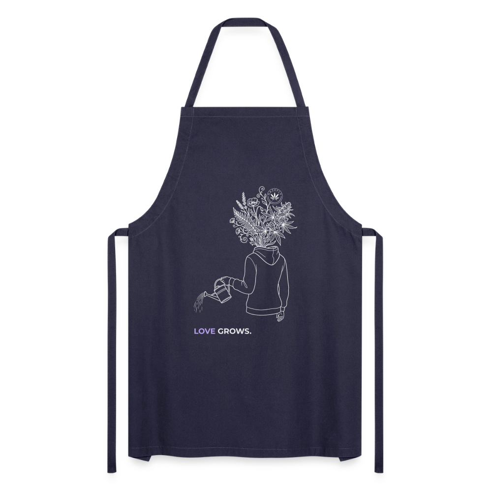 LOVE GROWS I Kochschürze - Navy