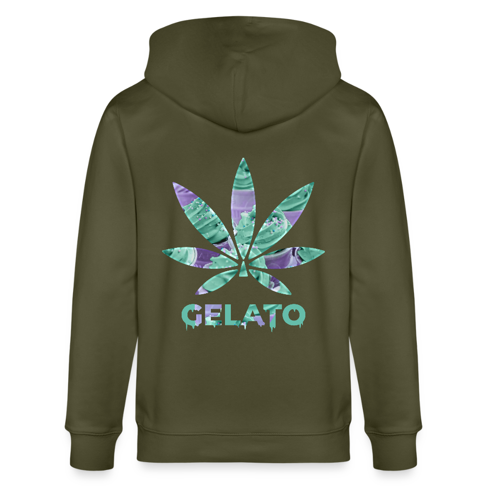 GELATO Unisex Bio-Kapuzenjacke - Khaki