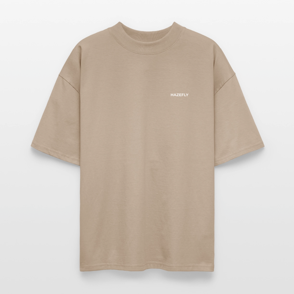 HF SIGNATURE Oversized Unisex Bio T-Shirt - Steingrau