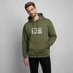 LOCAL GROWER Oversized Unisex Bio-Hoodie - Khaki