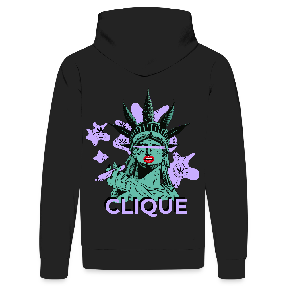 420 CLIQUE Unisex Bio-Hoodie - Schwarz