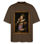 MUNCHIES Unisex Oversized Bio-T-Shirt - Dunkelbraun