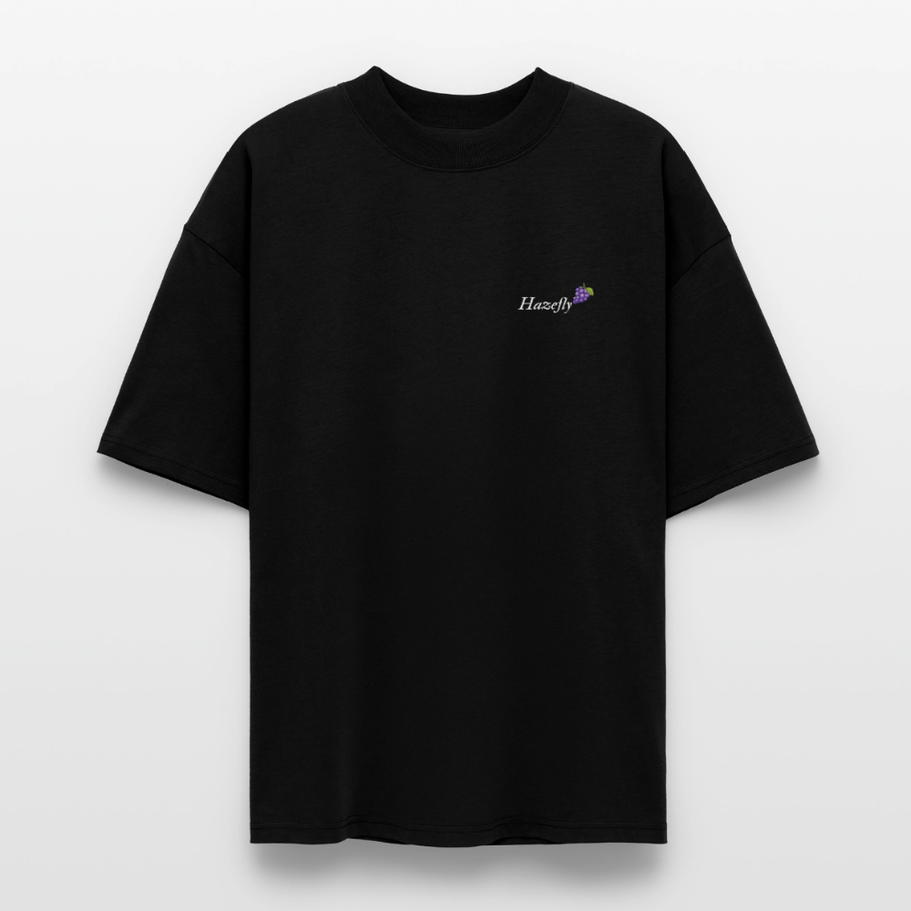 TRUE GRAPE Oversized Unisex Bio T-Shirt - Schwarz