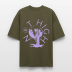 NOT HIGH Oversized Unisex Bio T-Shirt - Khaki