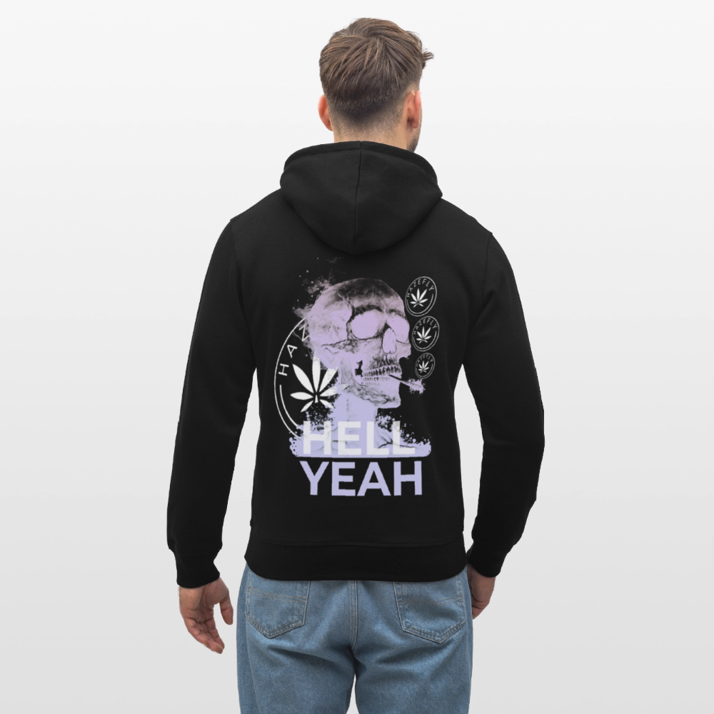 HELL YEAH Unisex Bio-Hoodie - Schwarz