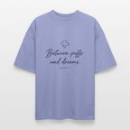 PUFFS & DREAMS Oversized Unisex Bio T-Shirt - Violett