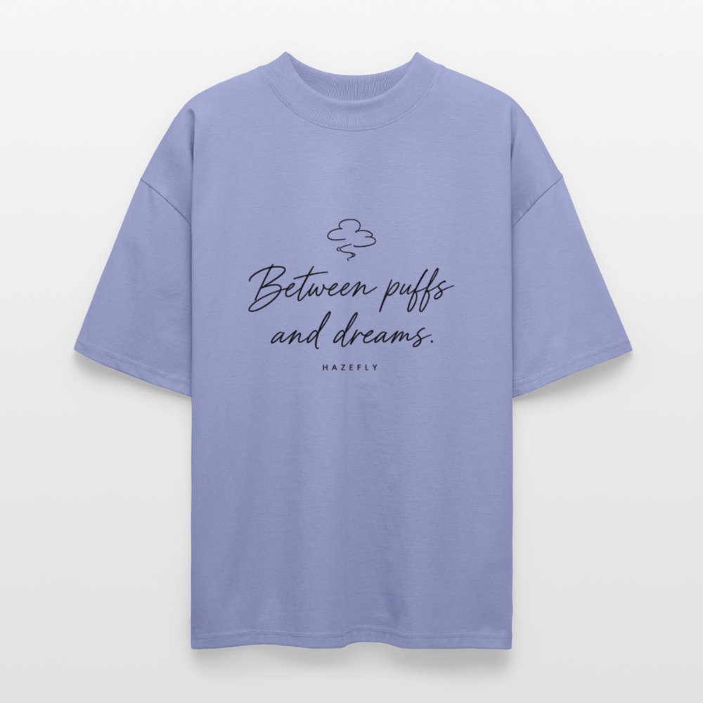 PUFFS & DREAMS Oversized Unisex Bio T-Shirt - Violett