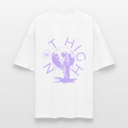 NOT HIGH Oversized Unisex Bio T-Shirt - Weiß
