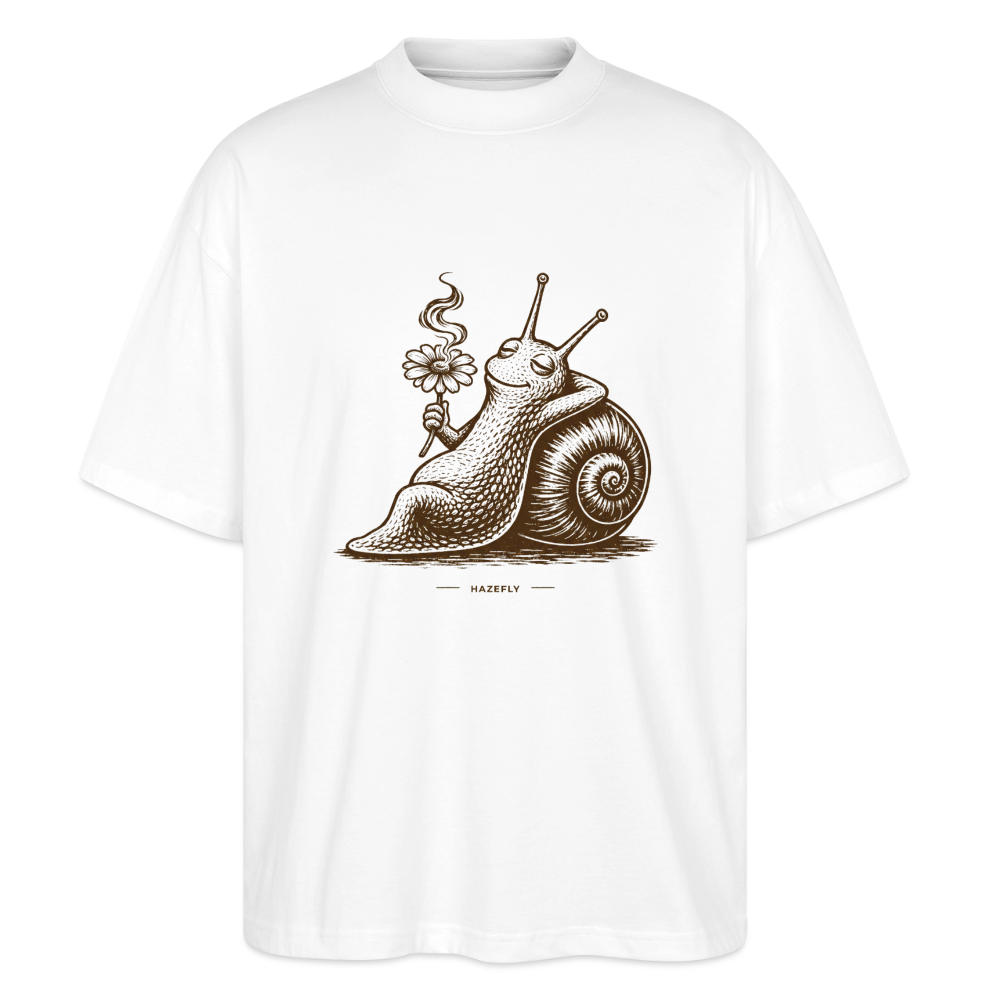 SLOW BURN Unisex Oversized Bio-T-Shirt - Weiß