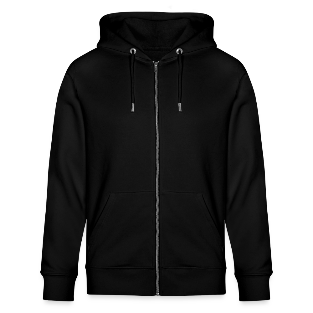 NO FEAR Unisex Bio-Kapuzenjacke - Schwarz