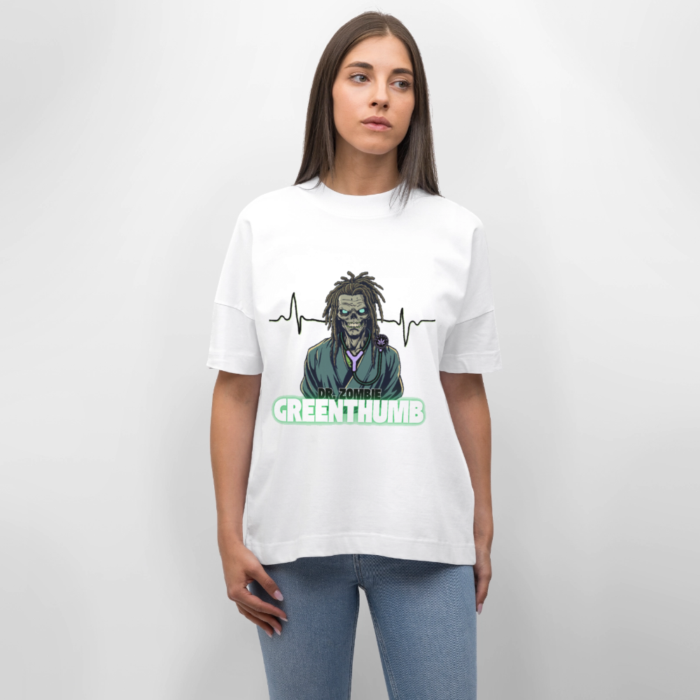 DR. ZOMBIE Oversized Unisex Bio T-Shirt - Weiß