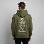 HIGH MAINTENANCE Oversized Unisex Bio-Hoodie - Khaki