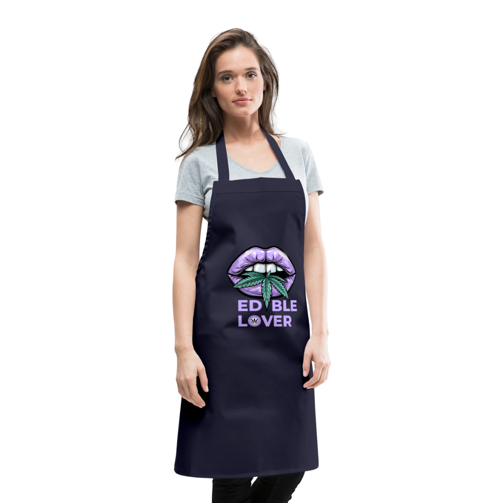 EDIBLE LOVER Kochschürze - Navy