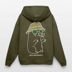 REIN MEDIZINISCH Oversized Unisex Bio-Hoodie - Khaki
