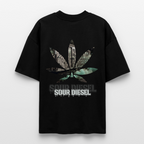 SOUR DIESEL Oversized Unisex Bio T-Shirt - Schwarz