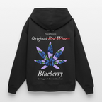 TRUE BERRY Oversized Unisex Bio-Hoodie - Schwarz