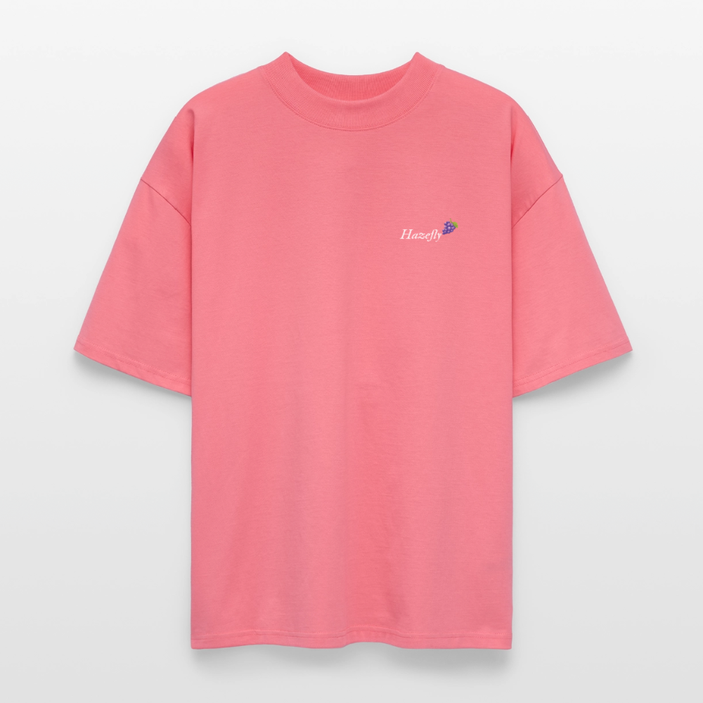 TRUE GRAPE Oversized Unisex Bio T-Shirt - Pink 