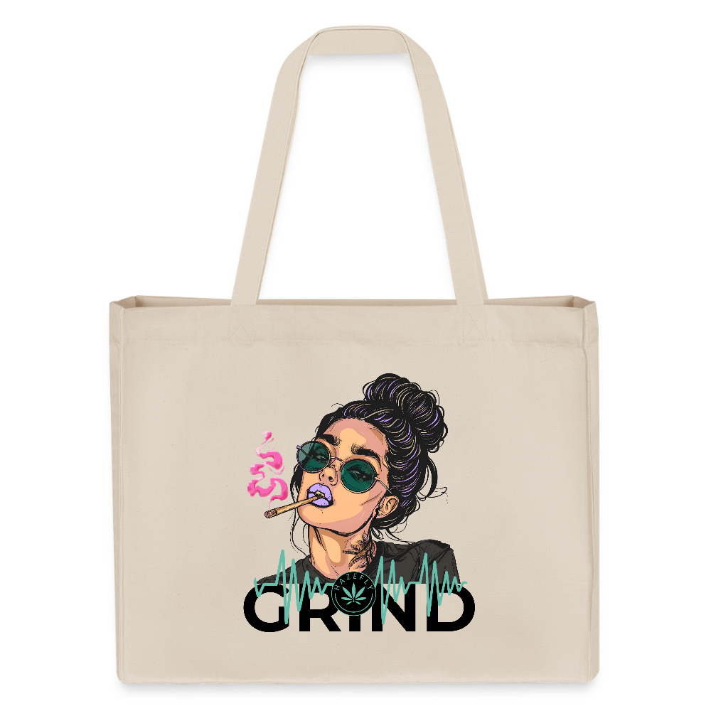 GRIND recycelter Shopping Bag - Naturweiß