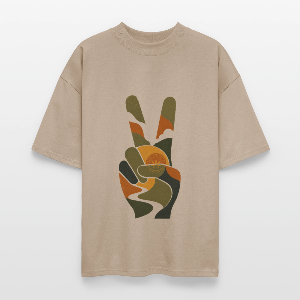 INNER PEACE Unisex Oversized Bio-T-Shirt - Steingrau