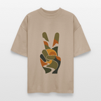 INNER PEACE Unisex Oversized Bio-T-Shirt - Steingrau