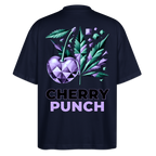 CHERRY PUNCH Oversized Unisex Bio T-Shirt - Navy