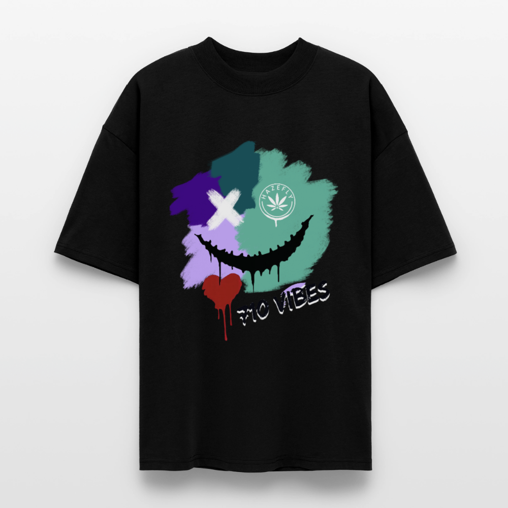 710 VIBES Oversized Unisex Bio T-Shirt - Schwarz