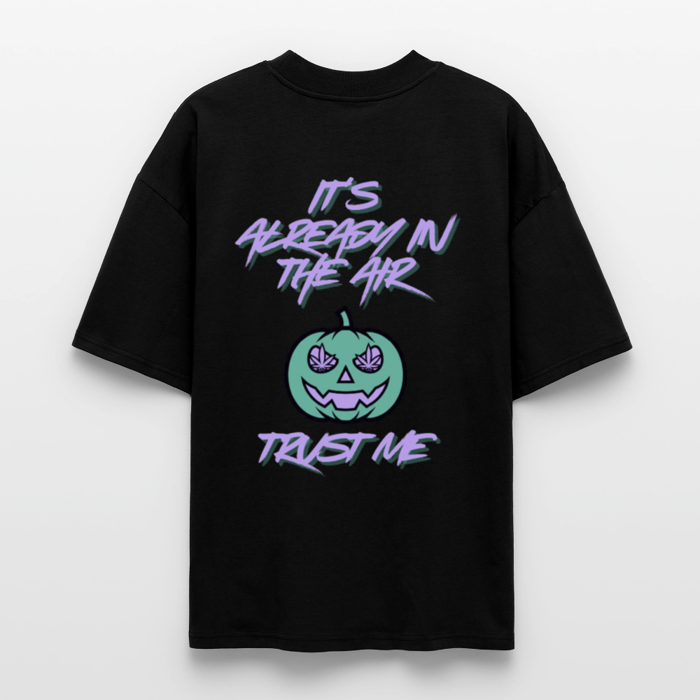 PUMPKIN VIBE Oversized Unisex Bio T-Shirt - Schwarz