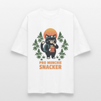 PRO MUNCHIE SNACKER Unisex Oversized Bio-T-Shirt - Weiß