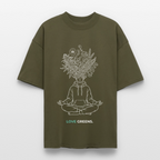 LOVE GREENS Oversized Unisex Bio T-Shirt - Khaki