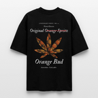 TRUE ORANGE Oversized Unisex Bio T-Shirt - Schwarz