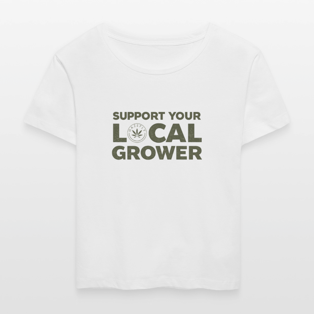 LOCAL GROWER Relaxed Frauen Bio-T-Shirt - Weiß