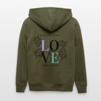 GROW. CHILL. REPEAT. Unisex Bio-Kapuzenjacke - Khaki