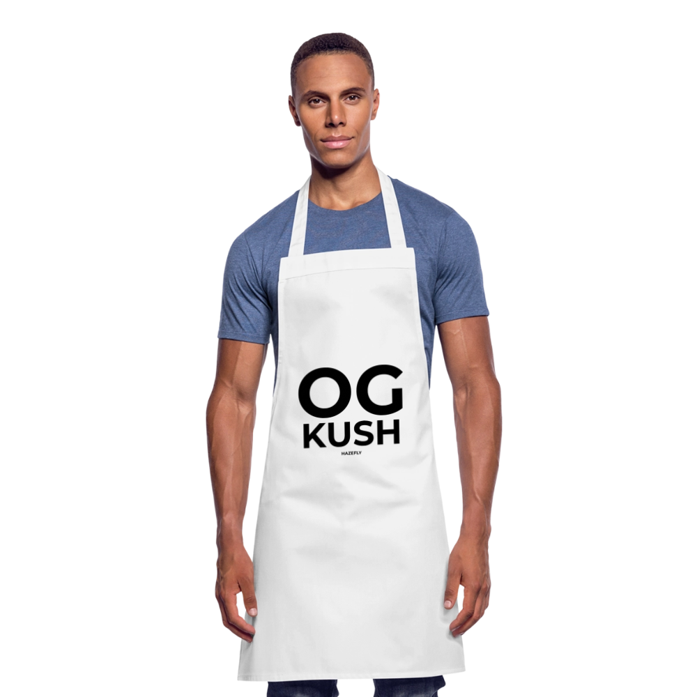 OG KUSH Kochschürze - Weiß