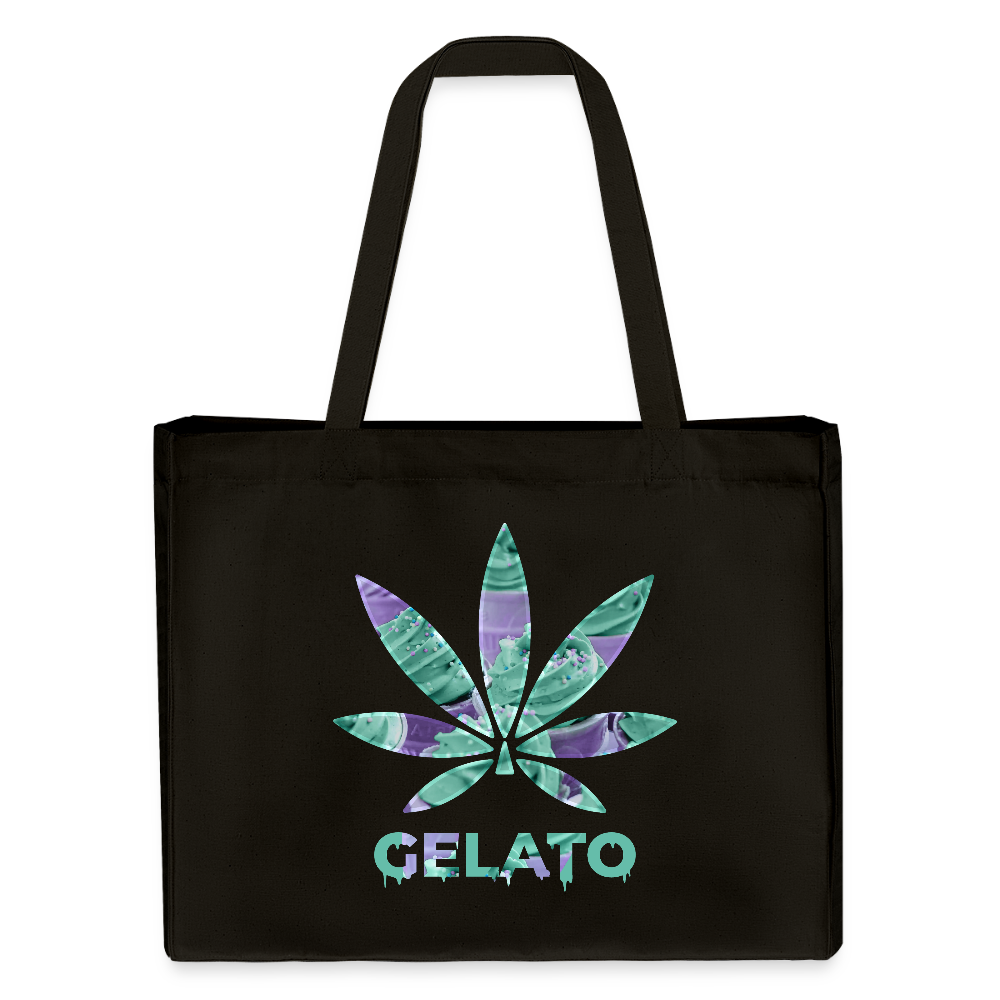 GELATO recycelter Shopping Bag - Schwarz