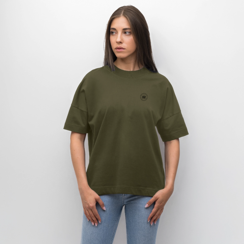 710 VIBES Oversized Unisex Bio T-Shirt - Khaki