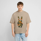 INNER PEACE Unisex Oversized Bio-T-Shirt - Steingrau