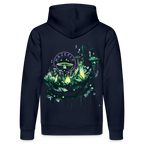 GLOW GARDEN Unisex Bio-Hoodie - French Navy