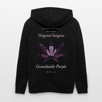 TRUE GRAPE Unisex Bio-Kapuzenjacke - Schwarz
