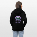 EDBLE LOVER Unisex Bio-Kapuzenjacke - Schwarz