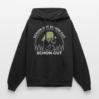 REIN MEDIZINISCH Oversized Unisex Bio-Hoodie - Schwarz