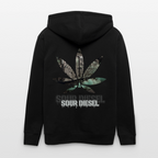 SOUR DIESEL Unisex Bio-Kapuzenjacke - Schwarz