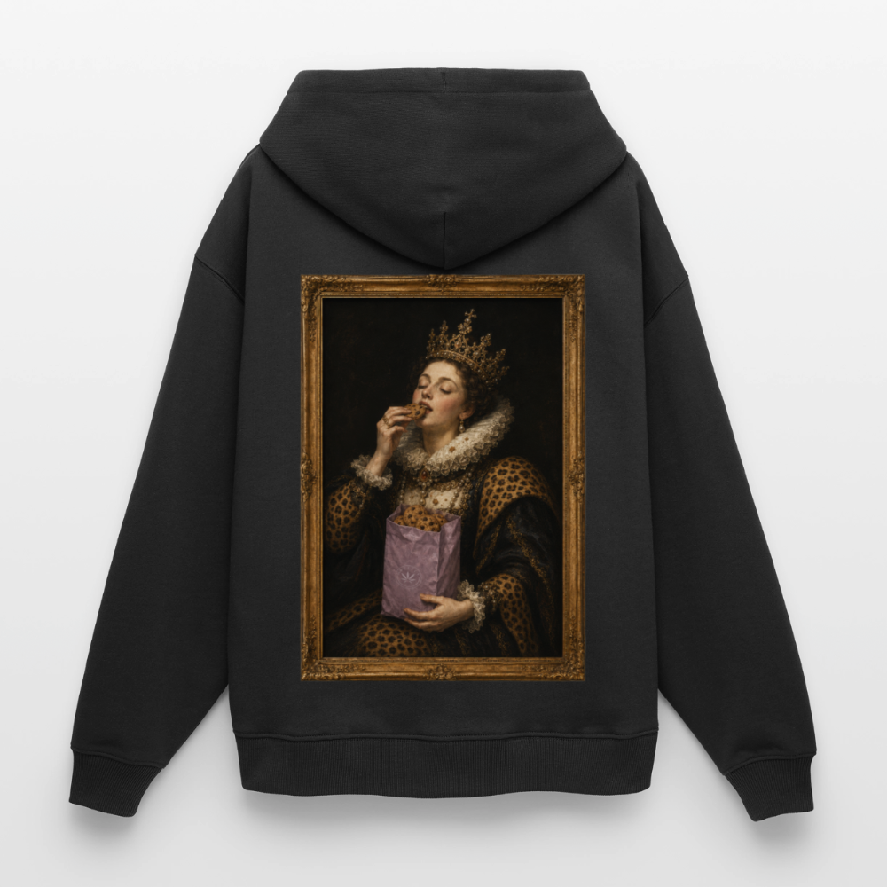 MUNCHIES Oversized Unisex Bio-Hoodie - Schwarz