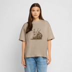 SLOW BURN Unisex Oversized Bio-T-Shirt - Steingrau