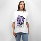420 SKULL Oversized Unisex Bio T-Shirt - Weiß