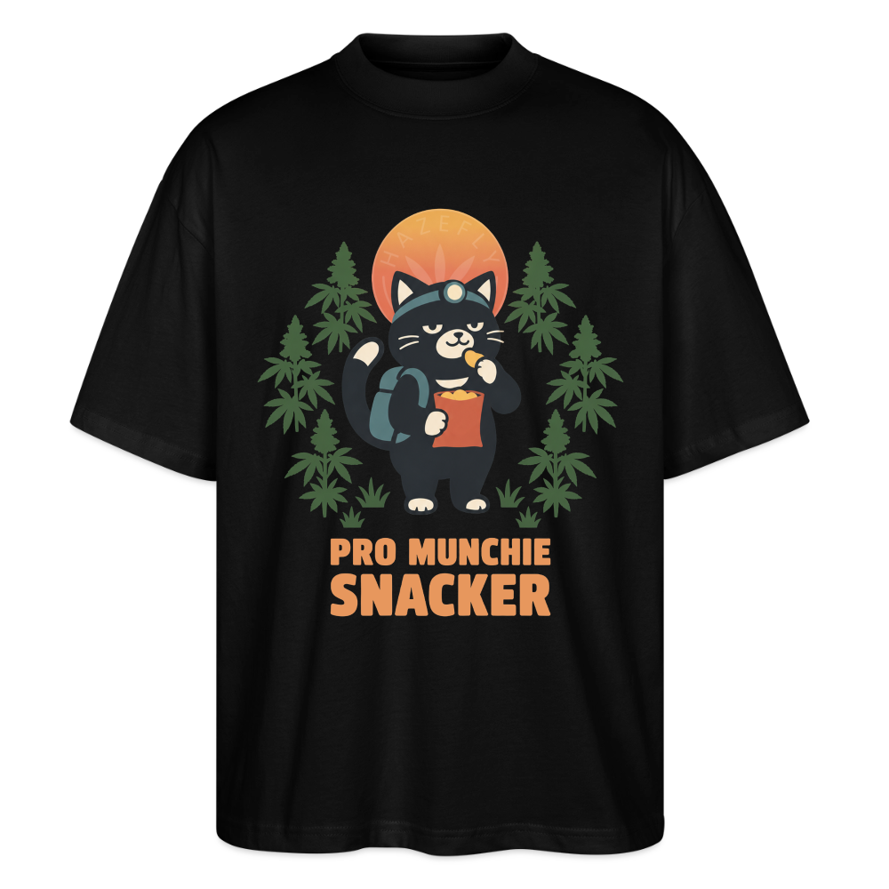 PRO MUNCHIE SNACKER Unisex Oversized Bio-T-Shirt - Schwarz