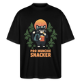 PRO MUNCHIE SNACKER Unisex Oversized Bio-T-Shirt - Schwarz