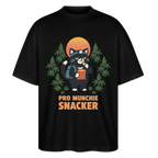 PRO MUNCHIE SNACKER Unisex Oversized Bio-T-Shirt - Schwarz