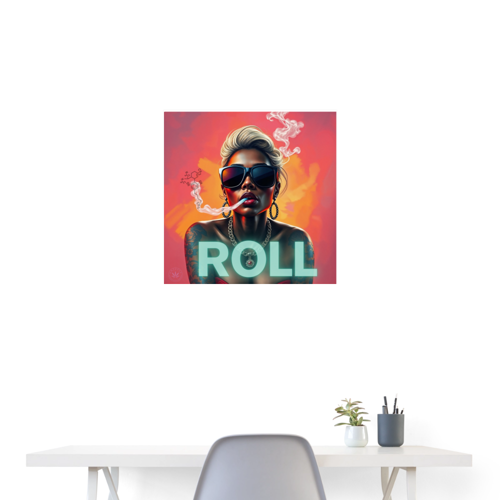 ROLL Poster 60x60 cm - Weiß