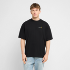 TRUE LEMON Oversized Unisex Bio T-Shirt - Schwarz